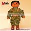 customized OEM design high quality military uniform plush stuffed teddy bear