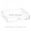Customized Clear Portrait Acrylic Paper Drawer Box