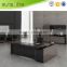 Alibaba Modern Fashionable Office Boss Table, Modern Furniture Office Desk With Aluminum Back Board                        
                                                Quality Choice