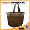 Brown color paper straw bag with women shopping shoulder crochet bag