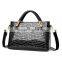 2015 fashion 2PCS set bag Stone Pattern handbag for women with high quality