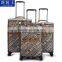 Best-Sale Trip Suitcase Printed Travel Trolley Luggage Bags Canvas Luggage Trolley