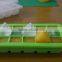 Food grade silicone grid baby food freezer tray with lid