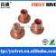 6x8.5mm copper color tubular steel rivet, brake lining rivet
