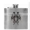 silk printing logo for 4oz stainless steel hip flask for wine