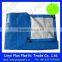 laminated PE tarpaulin blue orange color