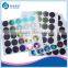 Round warranty color changing sticker for cosmetic lipstick