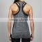 Custom nylon spandex womens gym yoga tank top