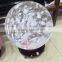 Melting Snow Large Clear Crystal Ball Ornaments