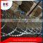 Cross razor barbed wire/hot dipped galvanized razor barbed wire mesh