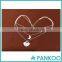 Wholesale 925 Sterling Silver White Gold Triple Layered Necklace