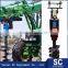 Clay Drill /Earth Auger Mounted By Excavator SUMITOMO S160 For Foundation Drill