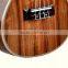 24 inch wholesale koa thin body ukulele china guitar (UK26-90)