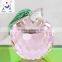 Vivid Clear Crystal Glass Apple for Decorations and Gift ZWM024