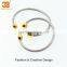 38Jewelry titanium gold plated bangle