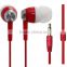 earbuds in ear high quality wired earphones for mobile phone ,computer
