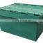 80 Litre Heavy Duty Attached Lid Container / Lidded Plastic Storage Box