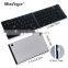 Factory Ultra slim mini wireless portable folding bluetooth keyboard