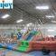 Sunjoy embroidery design custom amusement park equipment big inflatable water slide for sale