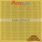 595x595mm Yellow Acoustic Perforated Gypsum Ceiling Tile