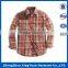 100% cotton men's yarn dyed flannel check shirt