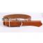 High Quality puppy cat pet collars cowhide leather dog collar three-car chrome