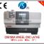 china cnc lathe machine CK6180A alloy repair steel rim polishing machine
