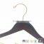 Brown Bamboo Eco Friendly Recycling Coat Clips Hanger for cloth