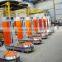 Airport luggage wrapping machine with stainless steel turntable