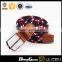 Fashion Designed Two-Tones Men Elastic Stretch Belt