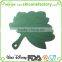 Lovely leaf shape soft silicone coaster/silicone rubber cup mat