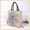 Eco-friendly promotional jute shopping bag,jute tote bag