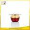 China Supplier New Single Cosmetics Packaging Acrylic Cream Jar Gold Jars Cosmetics