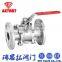 DIN ANSI GB 3PC Flange Stainless Steel Full Port Ball Valve