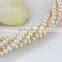 Freshwater loose pearl strands wholesale 7mm near round natural pearl string