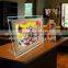 2016 Transparent acrylic Material illuminated advertising light box