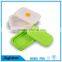 Space Saving Design silicone mess tin Food Storage Lunch Box with Lid
