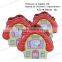 Recyclable house shape design coin tin packaging