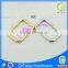Customer logo metal iron square and rectangle ring for handbag accessories