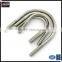 Zinc Plated Hot-rolled Steel U Bolt with Washer and Nut