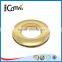 Free samples high end gold 40mm metal curtain eyelet ring