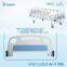 Two cranks abs queen size moveable manual hospital bed wholesale