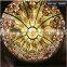decorative tempered stained glass ceiling dome