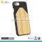 Pencil Design Real Natural Bamboo Phone Case for Iphone 7 7plus