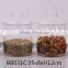 2014 New Design High Clear Blown Glass Jar With Glass Lid Used to Storage Food