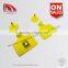 TPU ear tag for calf in yellow 60*56 mm