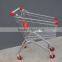 150 Asian type supermarket shopping trolley,Hot sale Portable Metal shopping trolley, American Kids Shopping Trolley