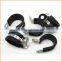 China manufacture best quality rubber coated hose clamps stainless steel