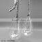 Chinese Manufacturer Hanging Teardrop Shaped Glass Vase