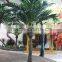 Home garden decoration 100cm to 1000cm Height artificial indoor live plastic ficus red with green big palm tree EZLS05 1016